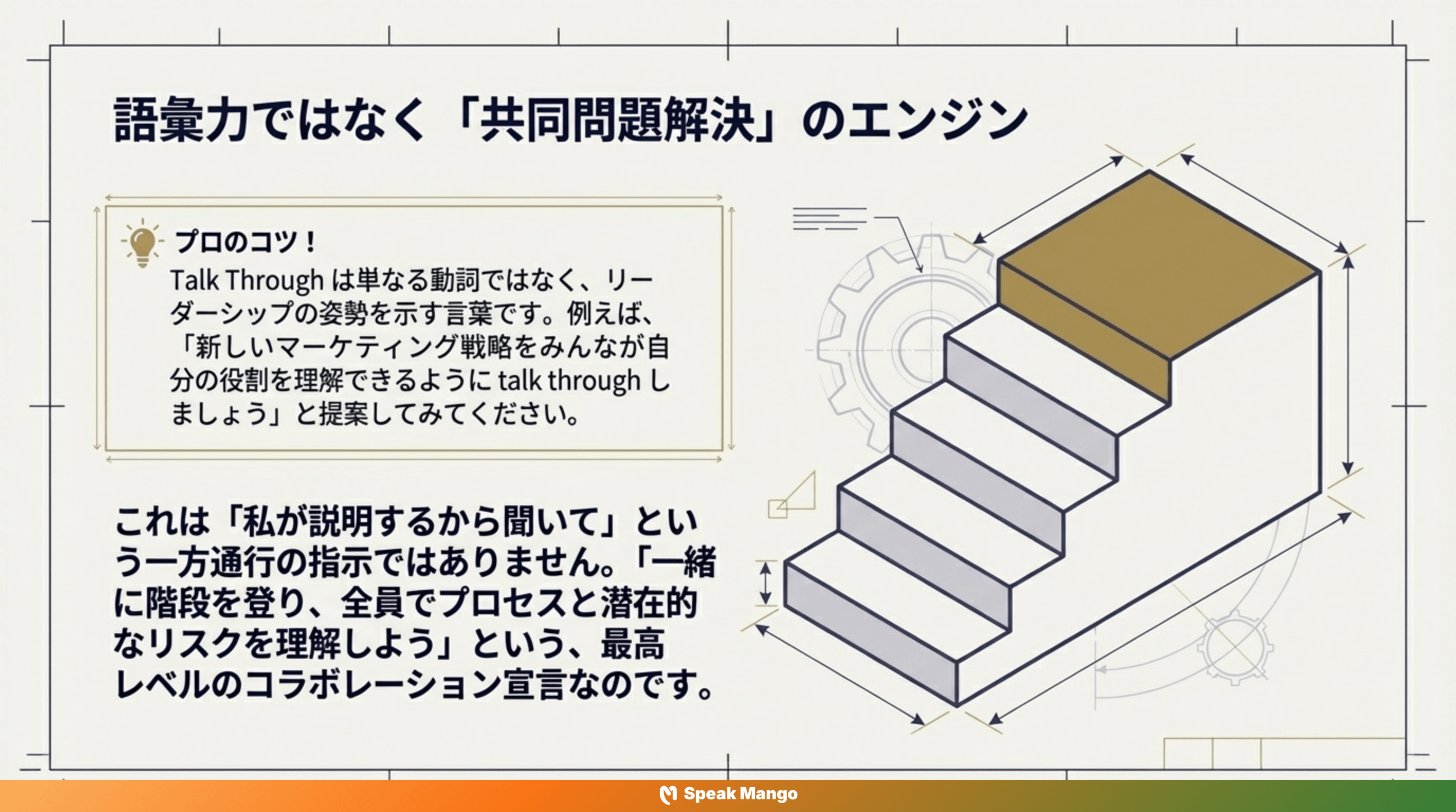 コラボレーションを超効率化するための英語表現「Talk Through」の意味と使い方 - Slide 8