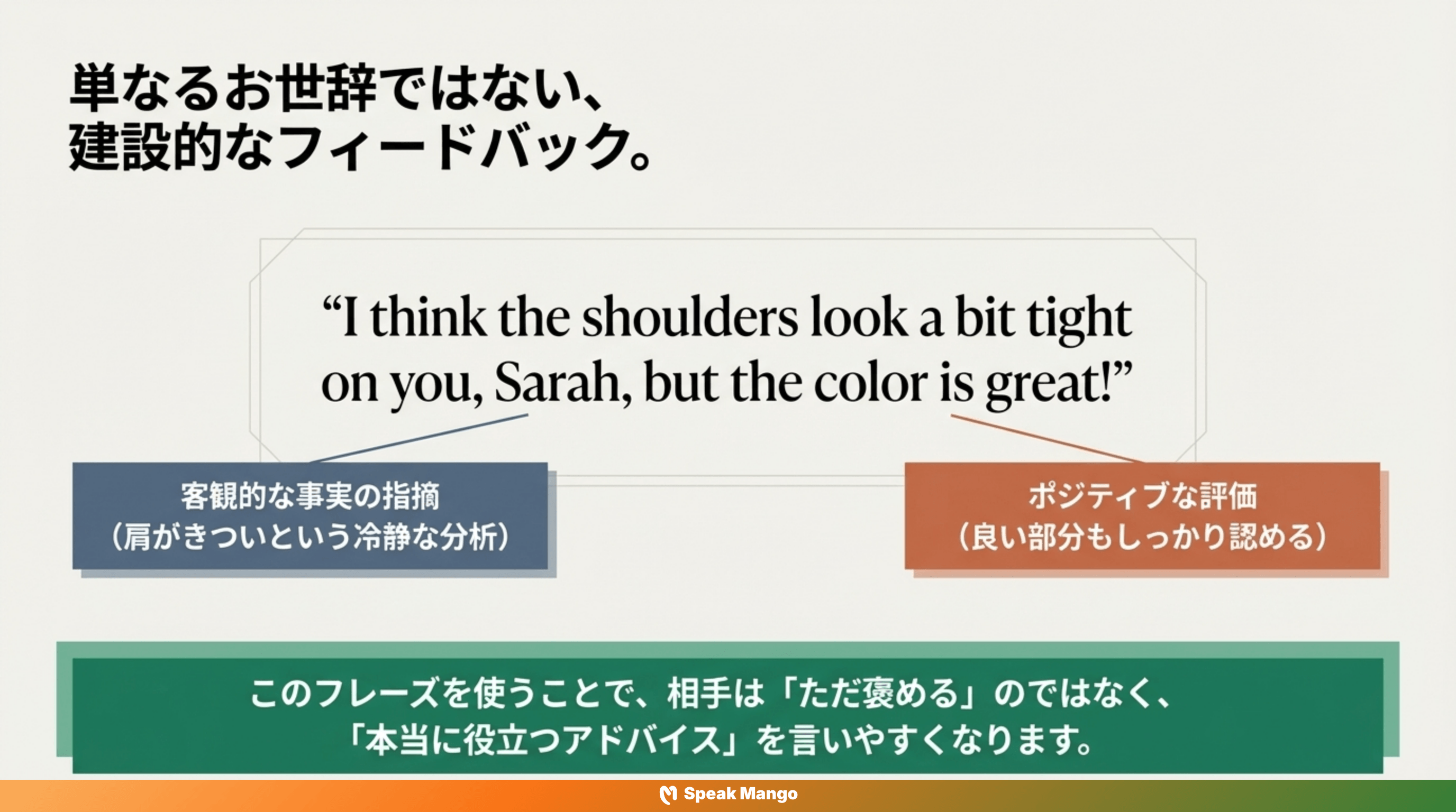 決断の瞬間に活躍する英語表現「Can I get a second opinion?」の意味と使い方 - Slide 7