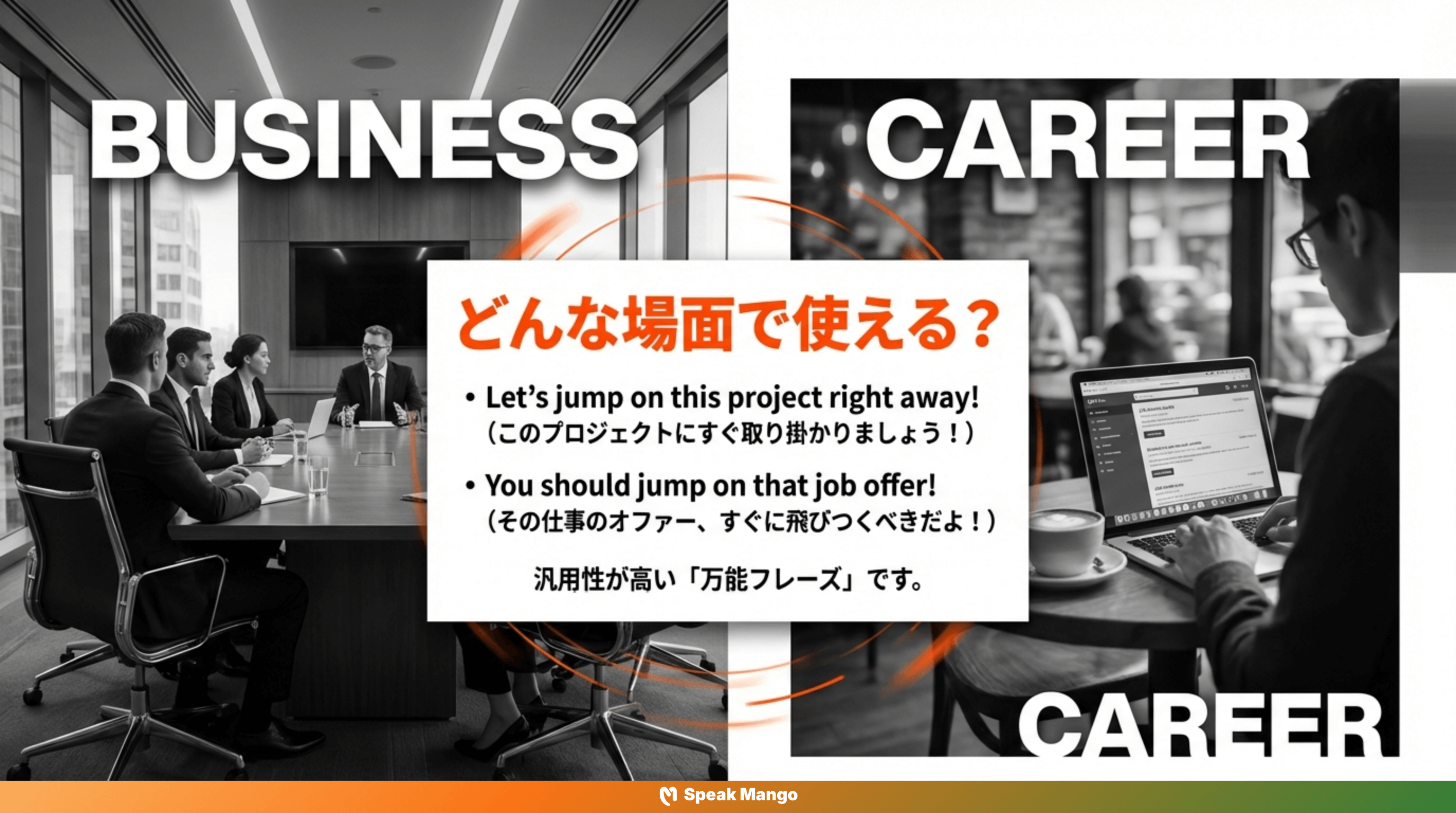 ジャンプオーン・イット！チャンスを逃さないための英語表現 - Slide 9