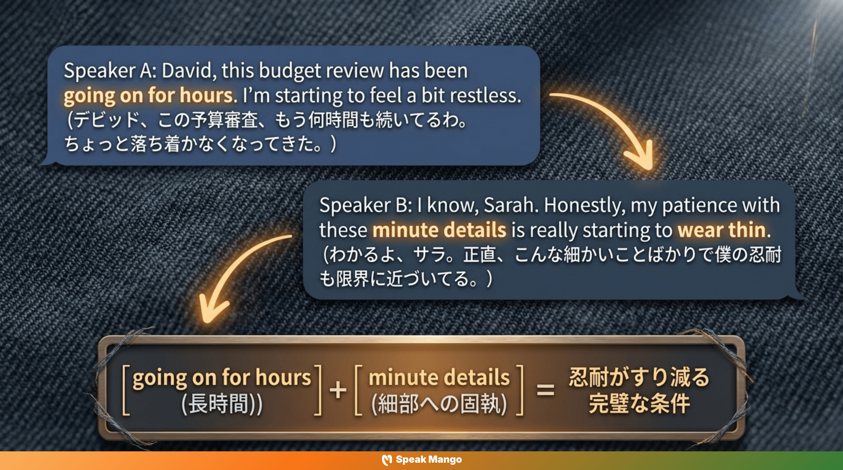 限界に近づく時の英語表現「wear thin」の意味と使い方 - Slide 5